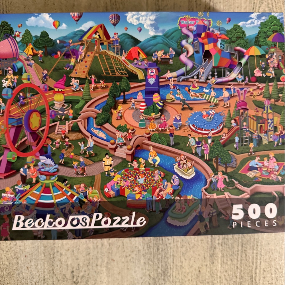 Ecko Summer Fun 500 Piece Jigsaw Puzzle (With letters on reverse side of pieces)